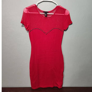 H&M XS Red Bodycon Dress